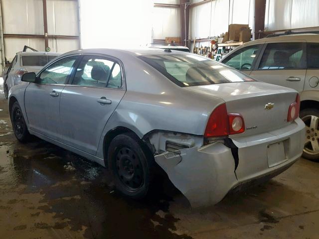 1G1ZG57B09F242247 - 2009 CHEVROLET MALIBU LS GRAY photo 3