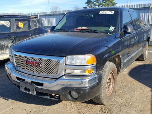 2GTEC19T441111449 - 2004 GMC NEW SIERRA BLACK photo 2