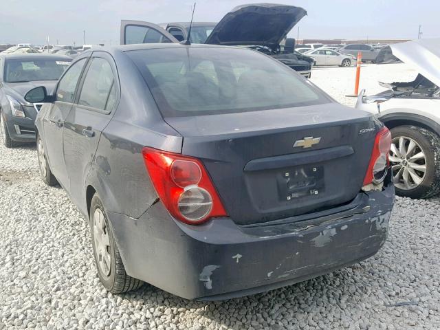 1G1JA5SH8D4210578 - 2013 CHEVROLET SONIC LS 灰色 照片 3