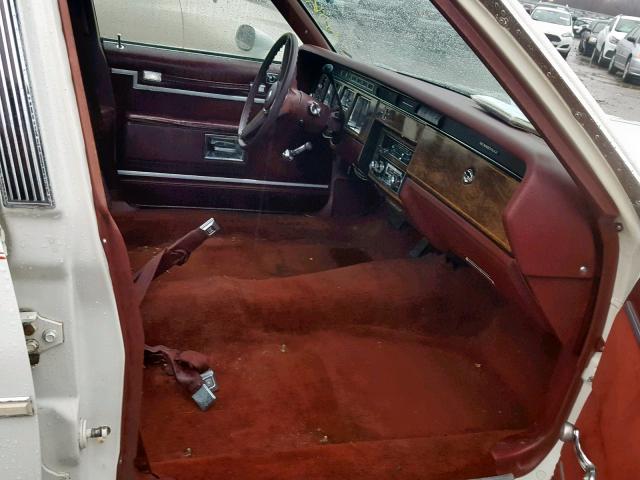 2G2AN69A3B1751061 - 1981 PONTIAC BONNEVILLE CREAM photo 5