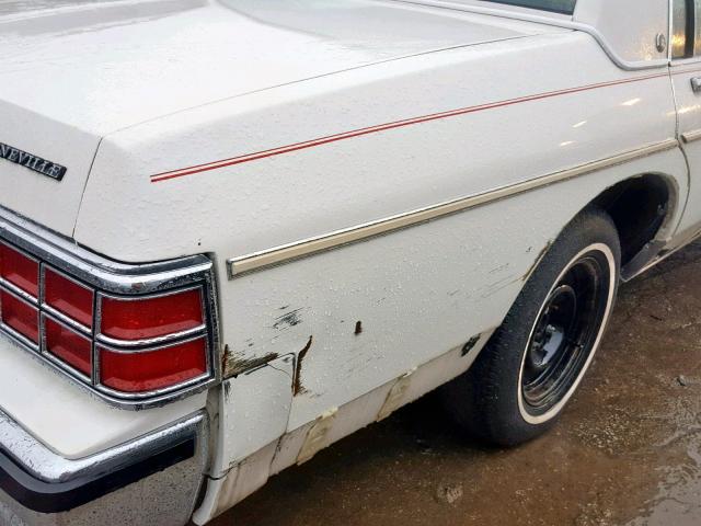 2G2AN69A3B1751061 - 1981 PONTIAC BONNEVILLE CREAM photo 9