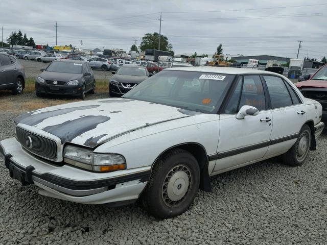 1G4HP52L8SH570086 - 1995 BUICK LESABRE CU WHITE photo 2