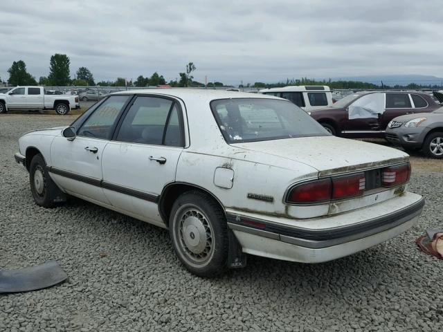 1G4HP52L8SH570086 - 1995 BUICK LESABRE CU WHITE photo 3