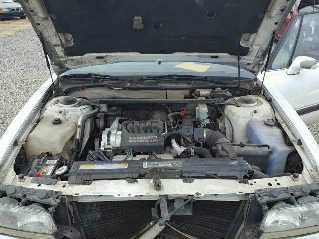 1G4HP52L8SH570086 - 1995 BUICK LESABRE CU WHITE photo 7