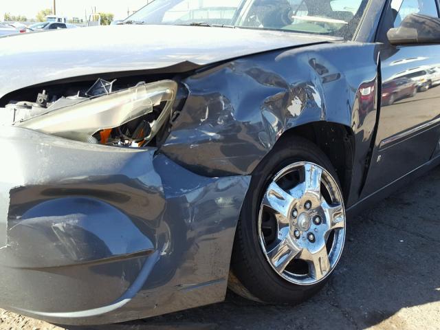 1G1ZS58F37F187127 - 2007 CHEVROLET MALIBU LS 灰色 照片 9