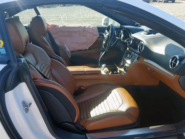 WDDJK7DA7EF025403 - 2014 MERCEDES-BENZ SL 550 WHITE photo 5