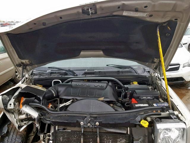 1J8HG48N98C156501 - 2008 JEEP COMMANDER SILVER photo 7