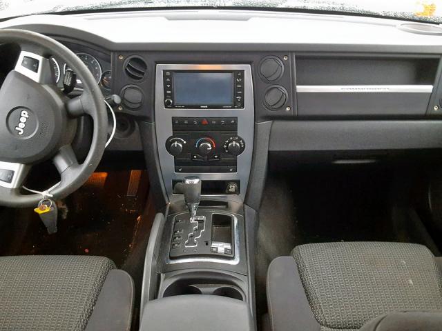 1J8HG48N98C156501 - 2008 JEEP COMMANDER SILVER photo 9