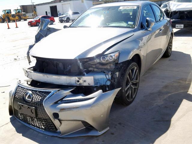 JTHBF1D2XF5062296 - 2015 LEXUS IS 250 SILVER photo 2