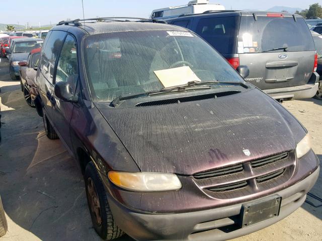 2B4GP25R0VR278419 - 1997 DODGE CARAVAN PURPLE photo 1