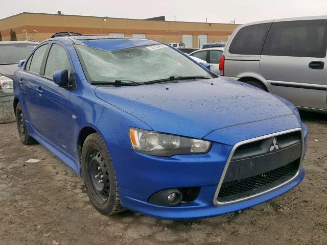 JA32U2FU1FU600738 - 2015 MITSUBISHI LANCER ES BLUE photo 1