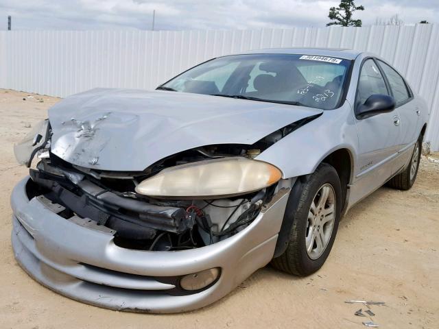 2B3HD56J3YH352213 - 2000 DODGE INTREPID E SILVER photo 2