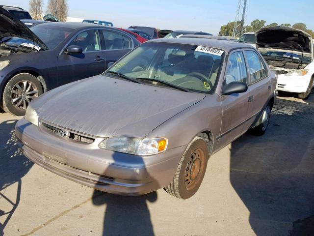 1NXBR12E0YZ392930 - 2000 TOYOTA COROLLA VE BROWN photo 2