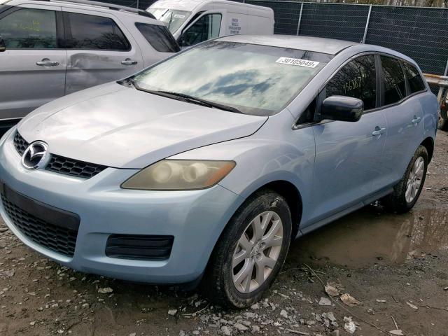 JM3ER293370123989 - 2007 MAZDA CX-7 BLUE photo 2