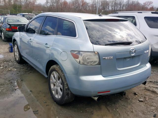 JM3ER293370123989 - 2007 MAZDA CX-7 BLUE photo 3