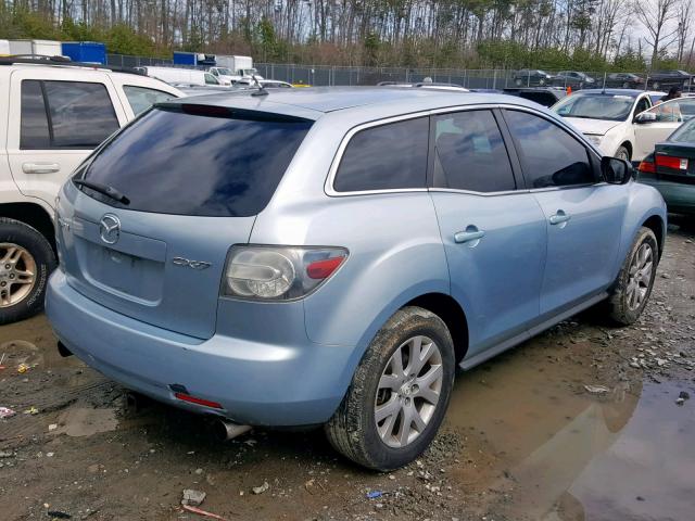 JM3ER293370123989 - 2007 MAZDA CX-7 BLUE photo 4