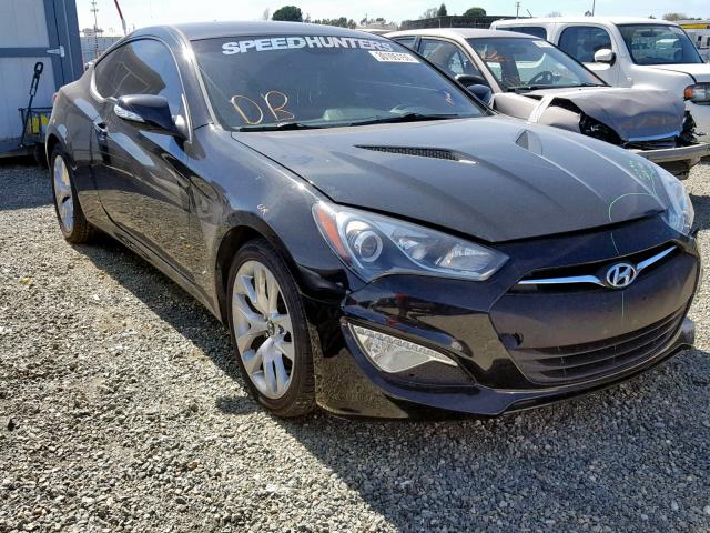 KMHHU6KJ8FU123946 - 2015 HYUNDAI GENESIS CO BLACK photo 1