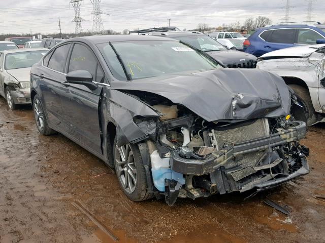 3FA6P0G77HR103717 - 2017 FORD FUSION S GRAY photo 1