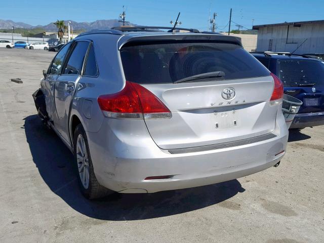 4T3ZA3BB6BU050047 - 2011 TOYOTA VENZA SILVER photo 3