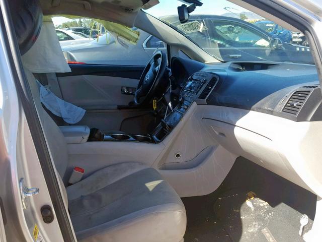 4T3ZA3BB6BU050047 - 2011 TOYOTA VENZA SILVER photo 5