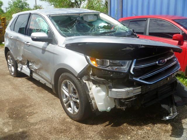 2FMPK4K90GBB21403 - 2016 FORD EDGE TITAN SILVER photo 1