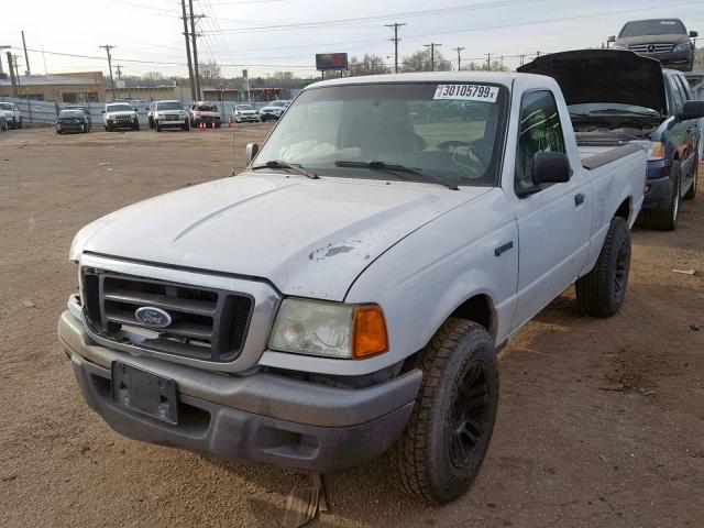 1FTYR10DX5PA54325 - 2005 FORD RANGER WHITE photo 2