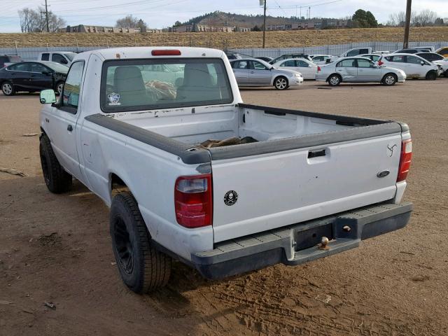 1FTYR10DX5PA54325 - 2005 FORD RANGER WHITE photo 3