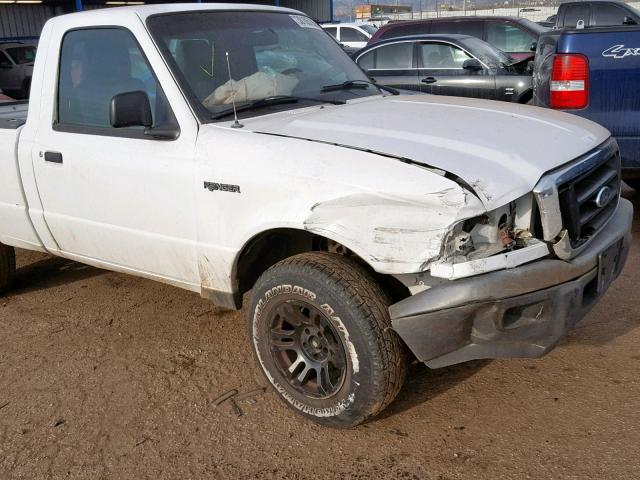 1FTYR10DX5PA54325 - 2005 FORD RANGER WHITE photo 9