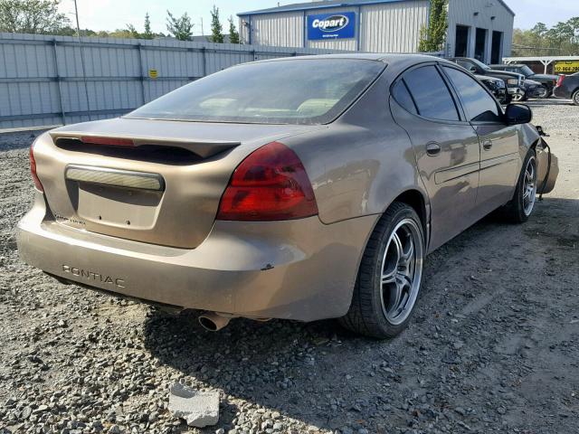 2G2WP552561245844 - 2006 PONTIAC GRAND PRIX BROWN photo 4