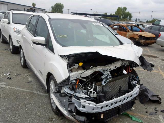 1FADP5CU5FL123945 - 2015 FORD C-MAX PREM WHITE photo 1