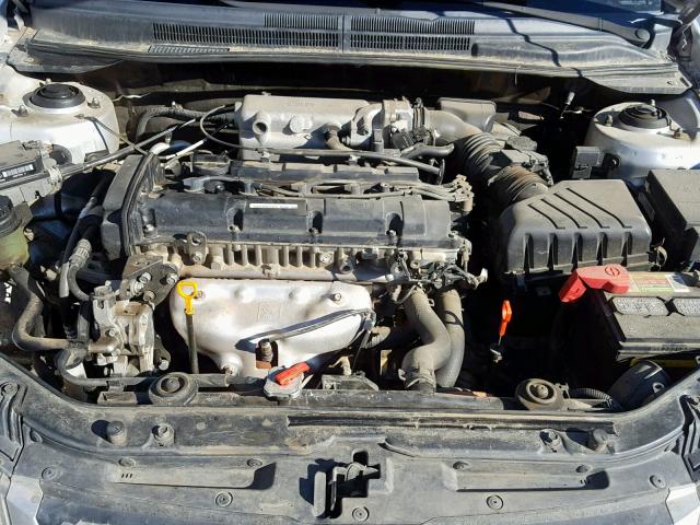 KNAFE222095667931 - 2009 KIA SPECTRA EX SILVER photo 7