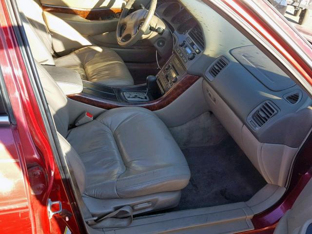 19UUA5660YA053618 - 2000 ACURA 3.2TL RED photo 5