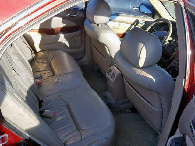 19UUA5660YA053618 - 2000 ACURA 3.2TL RED photo 6