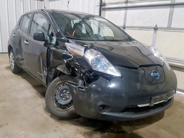 1N4AZ0CP5DC414341 - 2013 NISSAN LEAF S BLACK photo 1