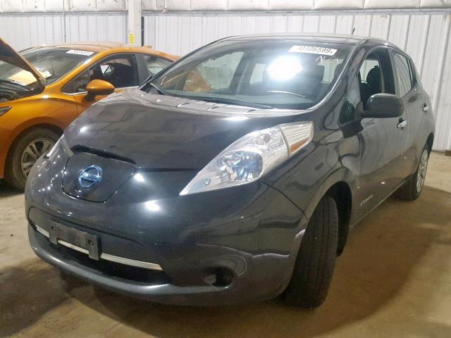 1N4AZ0CP5DC414341 - 2013 NISSAN LEAF S BLACK photo 2