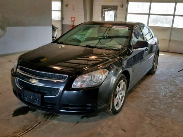 1G1ZB5EB9AF229907 - 2010 CHEVROLET MALIBU LS BLACK photo 2