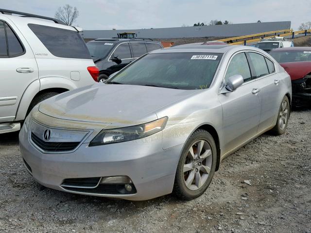 19UUA8F55DA010041 - 2013 ACURA TL TECH SILVER photo 2