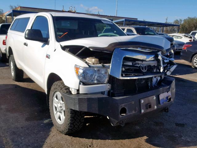 5TFMV52158X034301 - 2008 TOYOTA TUNDRA WHITE photo 1