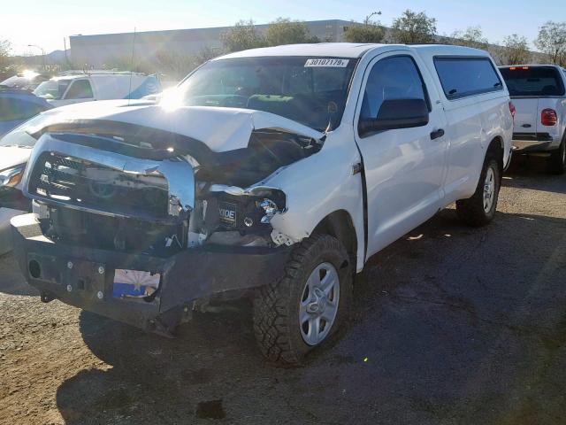 5TFMV52158X034301 - 2008 TOYOTA TUNDRA WHITE photo 2