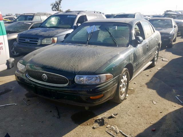 1G4HR54K91U228733 - 2001 BUICK LESABRE LI GREEN photo 2