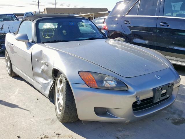 JHMAP11431T000130 - 2001 HONDA S2000 GRAY photo 1