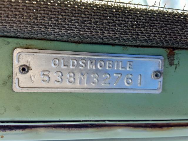 538M32761 - 1953 OLDSMOBILE SUPER 88 GREEN photo 10