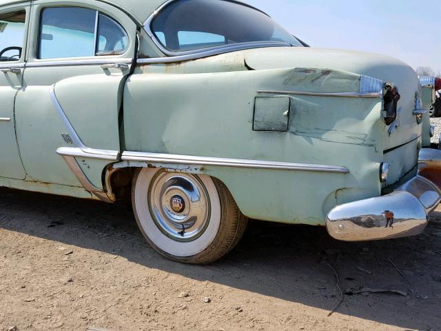 538M32761 - 1953 OLDSMOBILE SUPER 88 GREEN photo 9