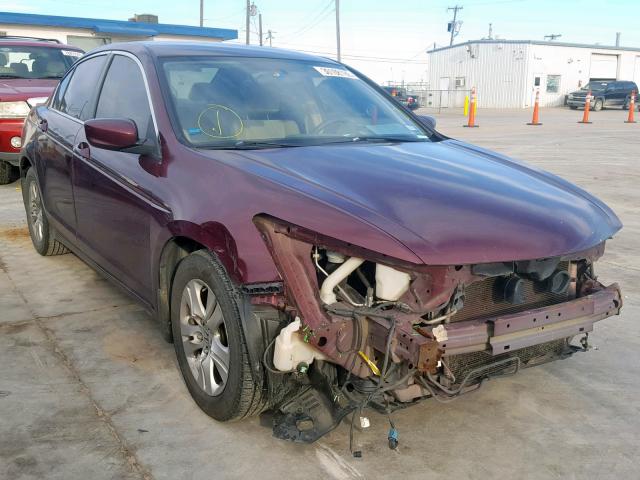 1HGCP26468A120505 - 2008 HONDA ACCORD LXP BURGUNDY photo 1