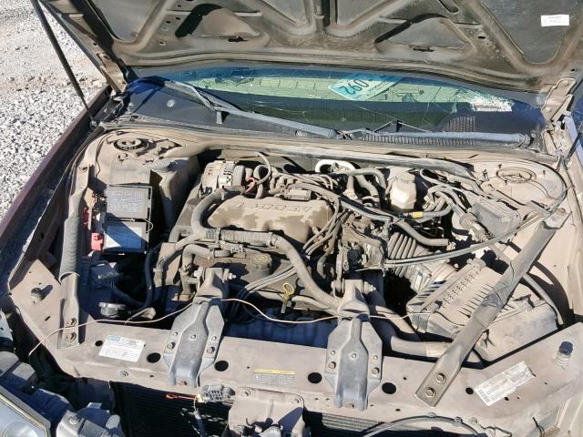 2G1WF55EX29105916 - 2002 CHEVROLET IMPALA GOLD photo 7