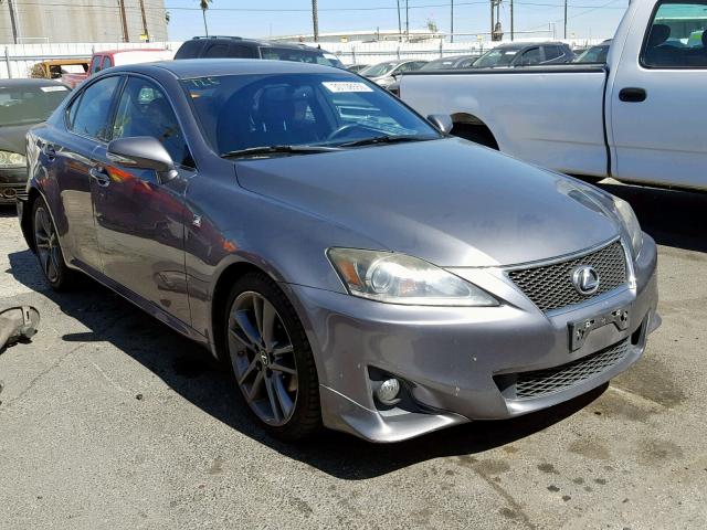 JTHBF5C2XC5157848 - 2012 LEXUS IS 250 GRAY photo 1