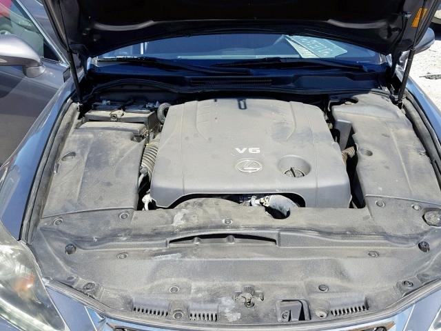 JTHBF5C2XC5157848 - 2012 LEXUS IS 250 GRAY photo 7