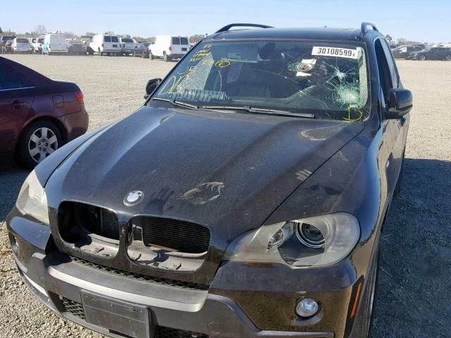 5UXFE83559L309944 - 2009 BMW X5 XDRIVE4 Schwarz Foto 9