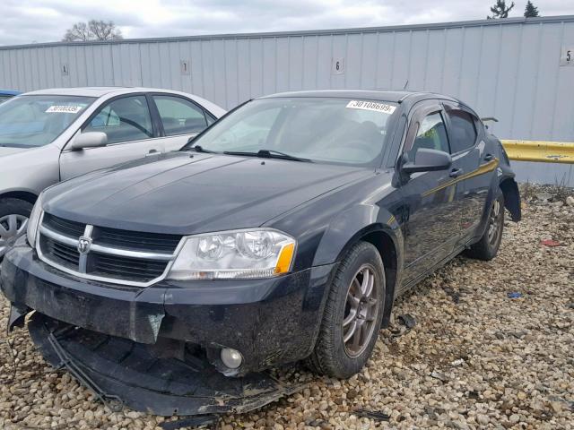 1B3LC56K58N664966 - 2008 DODGE AVENGER SX BLACK photo 2