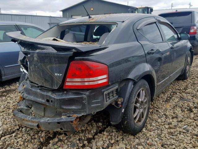 1B3LC56K58N664966 - 2008 DODGE AVENGER SX BLACK photo 4